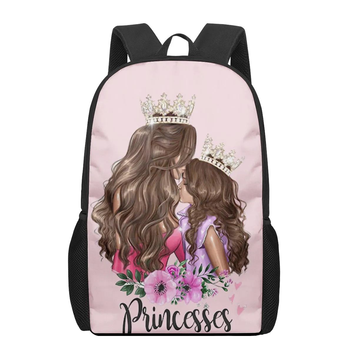 Girl Super Mom Baby Print School Backpack for Boys Girls Kids Book Bag Teenager Student Casual Shoulder Bags Laptop Backpack