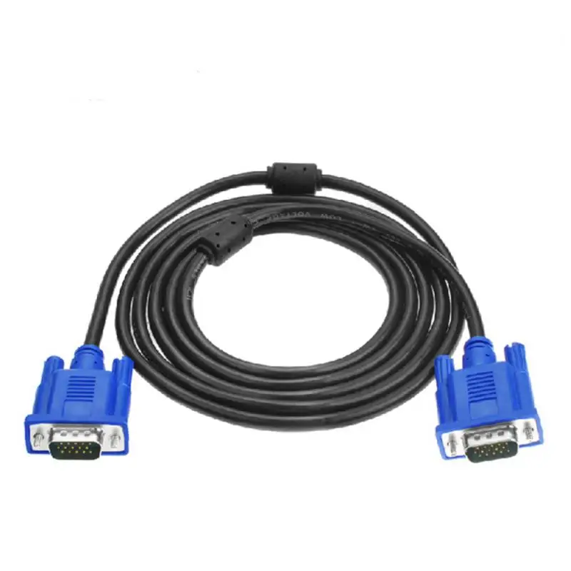 VGA Cable Computer Monitor TV Projector Cable VGA Video Extension Line 1.5/3/5/ Meters 1440*900P