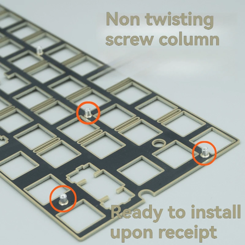 Płytka pozycjonująca do klawiatury mechanicznej Wooting60HE Hollow Shell Sound Package z niestandardowymi przełącznikami magnetycznymi, akcesoria do klawiatur mechanicznych