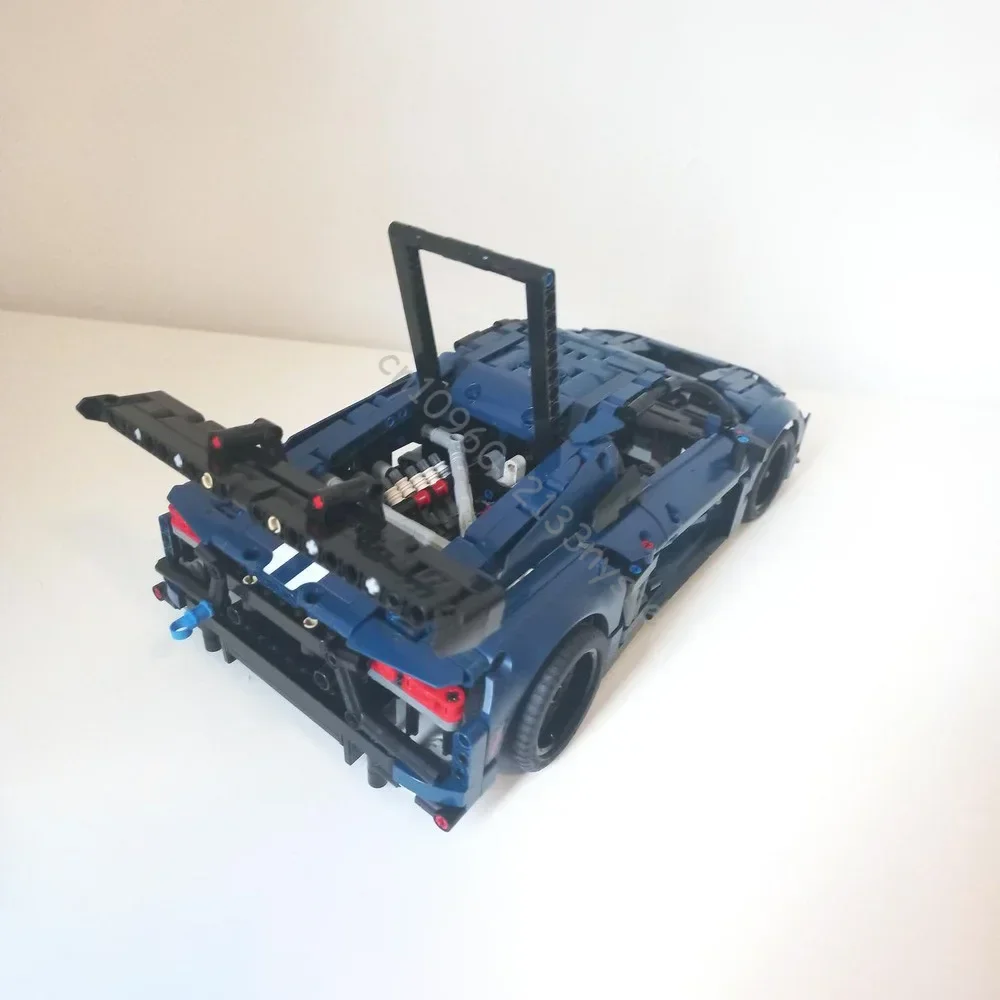 جديد التقنية 42154 R8 LMS GT3 سوبر سبورت سيارة اللبنات مقياس 1:12 سباق السيارات لتقوم بها بنفسك تجميع سيارة الطوب هدايا الأطفال