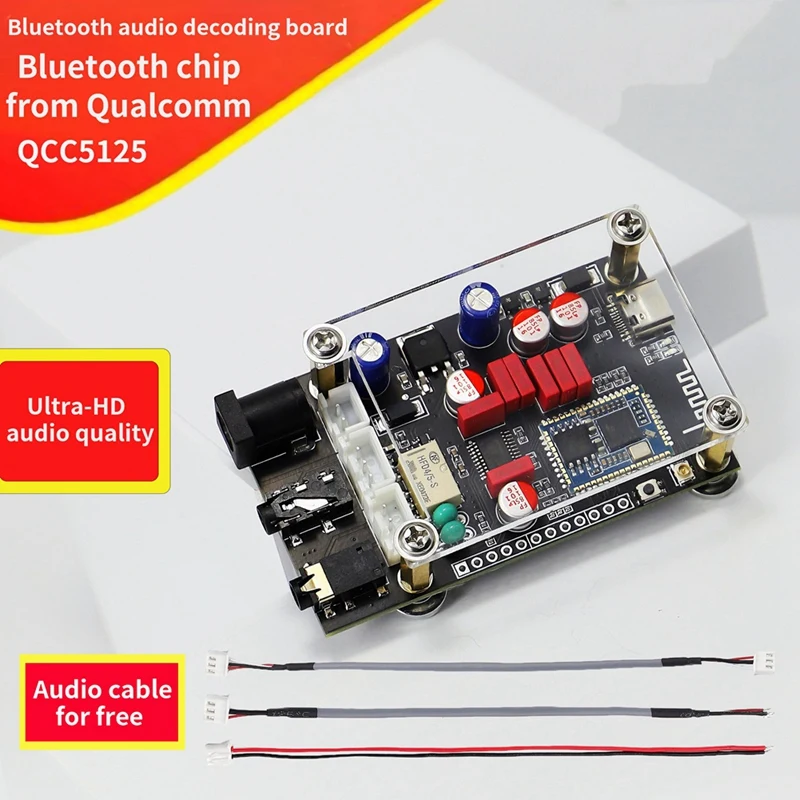 A76F-LA02 Qualcomm QCC5125 Enthusiast Grade Bluetooth 5.1 Lossless Decoding Board APTX LDAC Lossless HD Sound Quality
