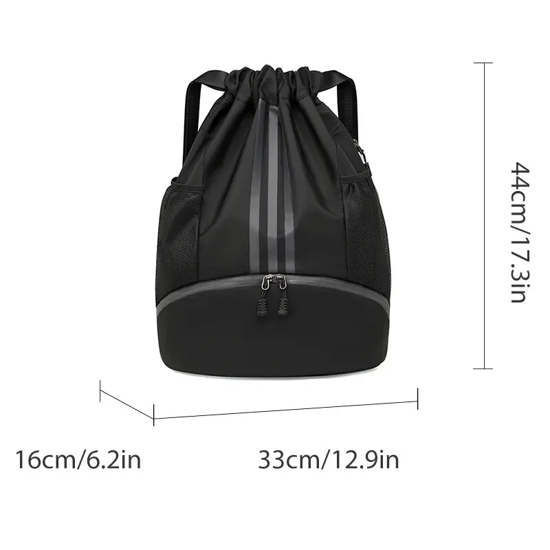 Rilidépensé-Sac de fitness étanche en nylon, sac à dos léger décontracté, sac de sport de grande capacité, basket multifonctionnel, extérieur