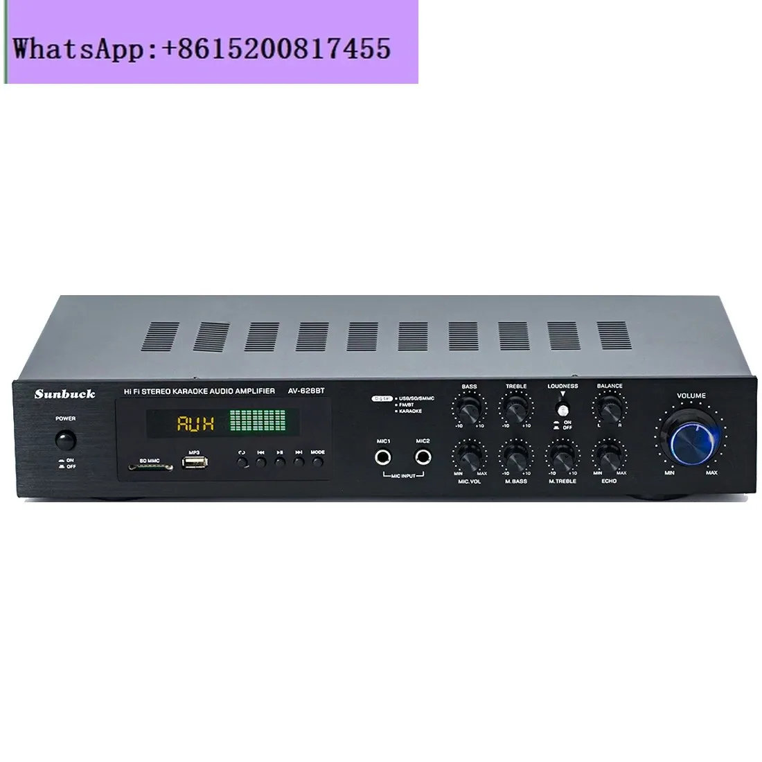 

628BT/600WSMSL Home Theater 5Ster Bluetooth HiFi Amplifier Surround Sound Home Karaoke Amplifier Home Cinema Audio