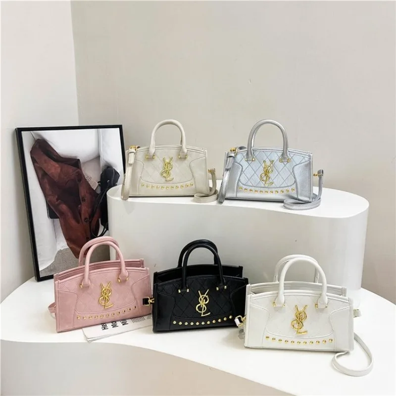 

Elegant Practical Diaper Bag Women's Luxury Crossbody Handbag Designer Leather Tote Minimalist Vintage Original Retro Look