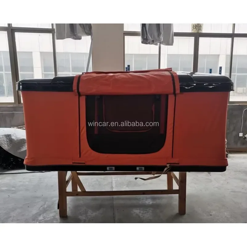 High Quality ABS Hard Shell Pop-Up Roof Tent for Portable Outdoor Camping Gear with Competitive Price and Canvas Fabric view 6