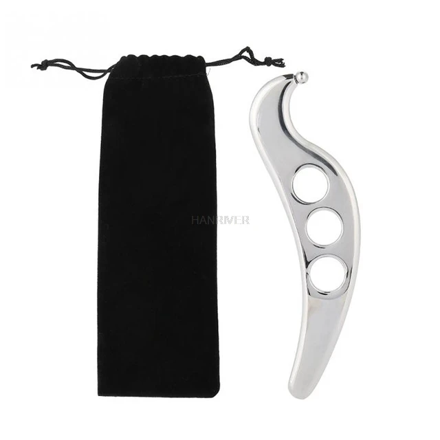 

Stainless steel scraper manual massage tool for myofascial loosening soft tissue loosening physical therapy tool