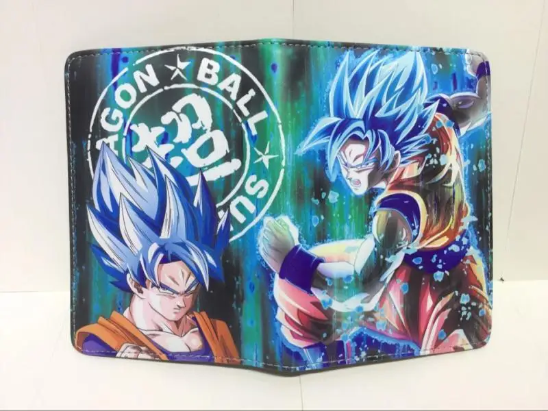 PU Passport Holder Dragon Ball Z Son Goku Ticket Passport Covers Travel Passport Protective Cover Id Holder Travel Accessories