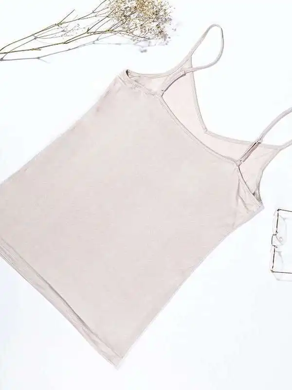 

Женский шелковый топ-слинг Highade с регулируемыми бретелями, укороченный, из переработанной ткани RPET, с пуговицами, ультракороткий