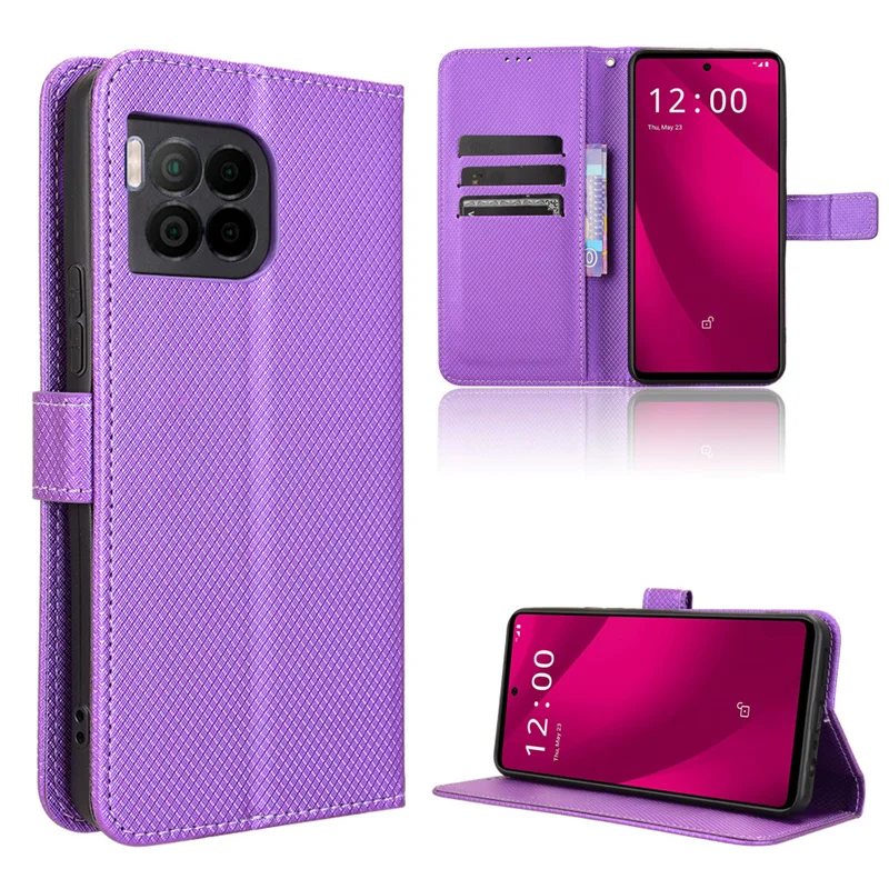 For T-Mobile T Phone 2 Pro 5G Diamond Wallet Case Anti drop Stand Protection Case for T-Mobile T Phone 2 Pro 5G Phone Case