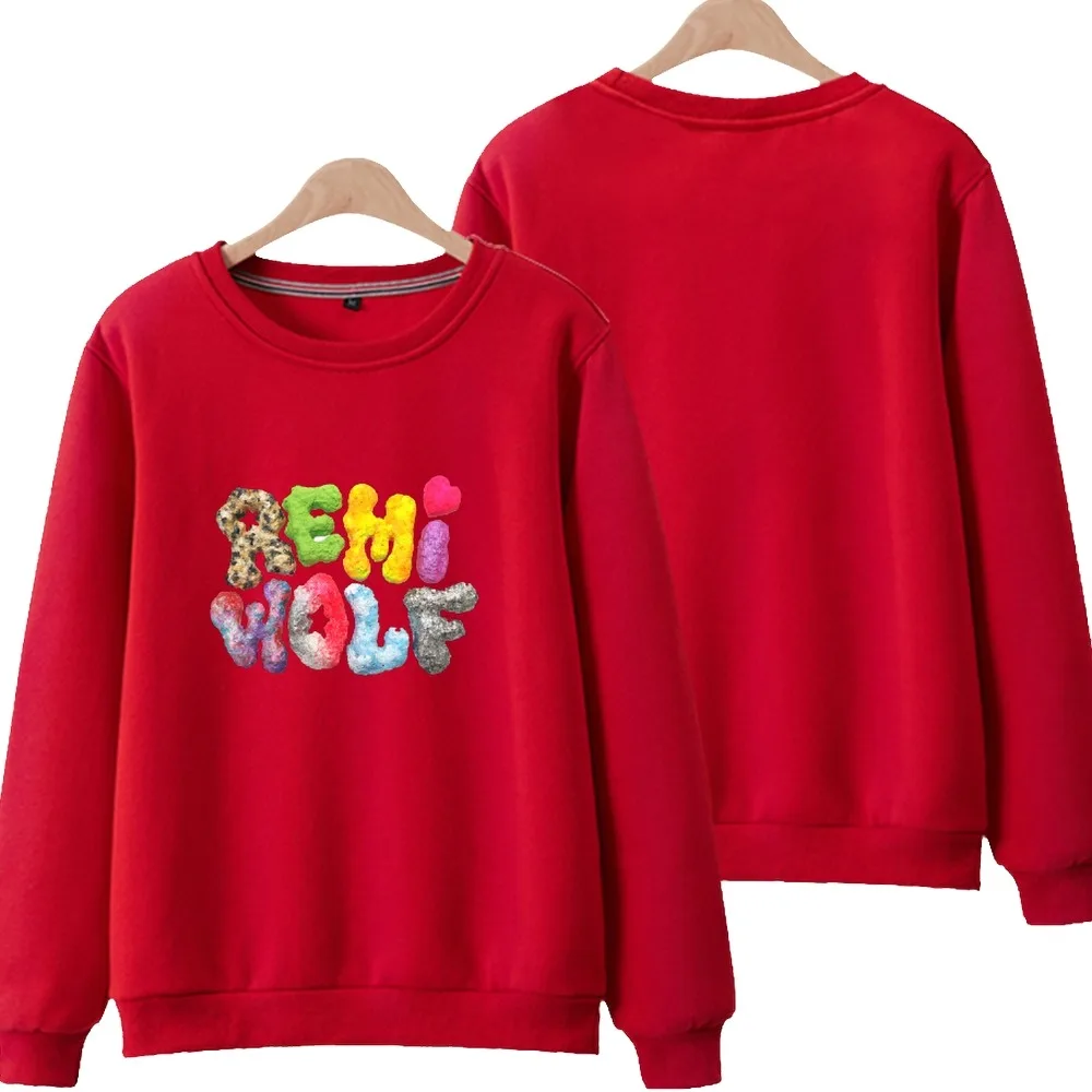 Remi Wolf Merch Sweatshirt Crewneck Long Sleeve Men Women's Outwear Harajuku Streetwear Hip Hop Style Youthful Clothes