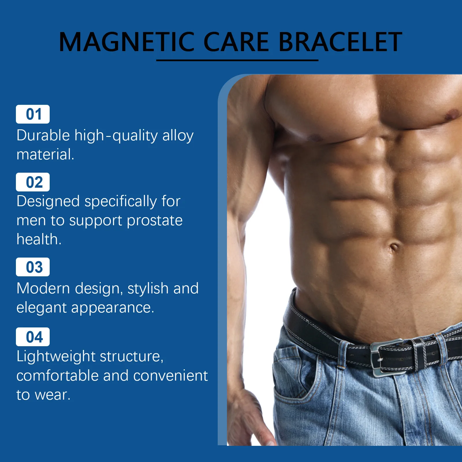 The Prostate Care Bracelet Helps Improve Prostate Health And Is Suitable For Adult Men. Continuous Use Restores Physical Health