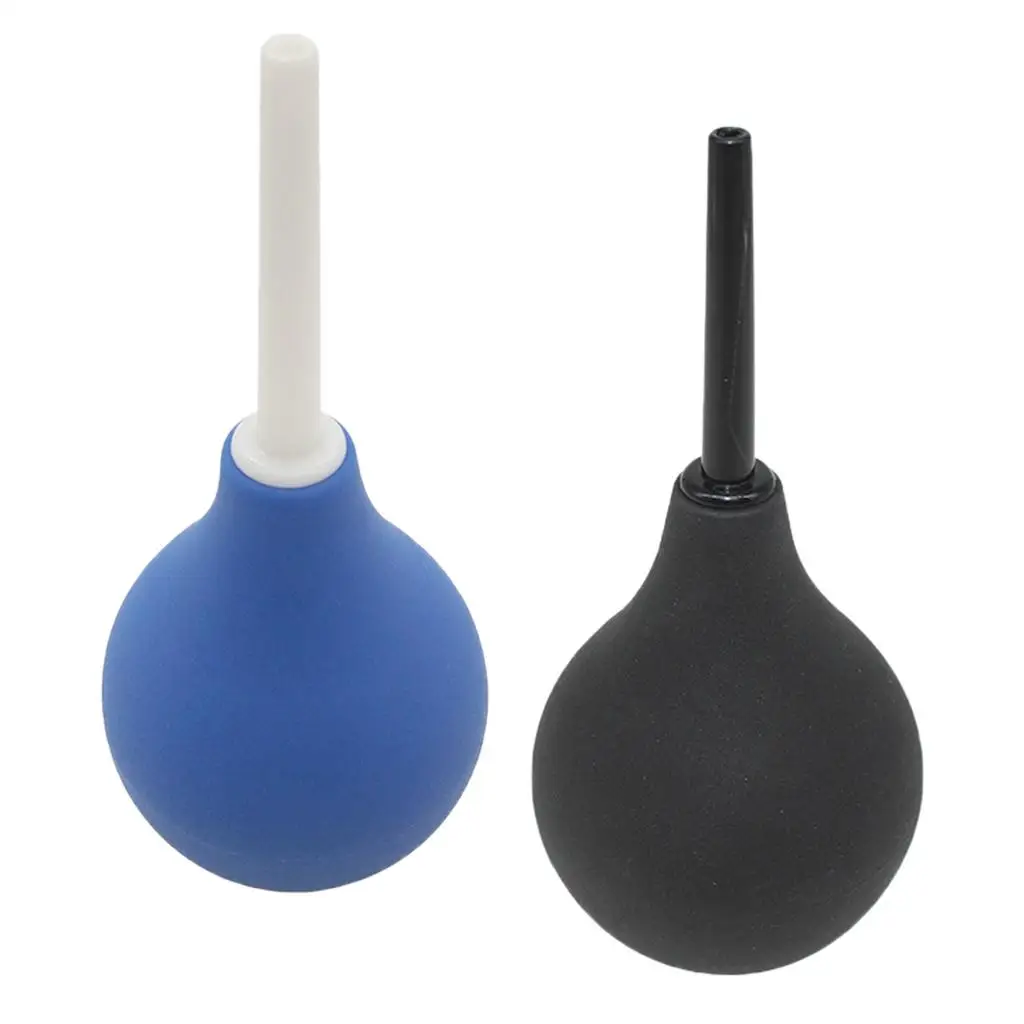 طقم منظف حقنة شرجية مهبلية من السيليكون مع لمبة مطاطية 90 مل لمسة مريحة للنظافة الشخصية #1