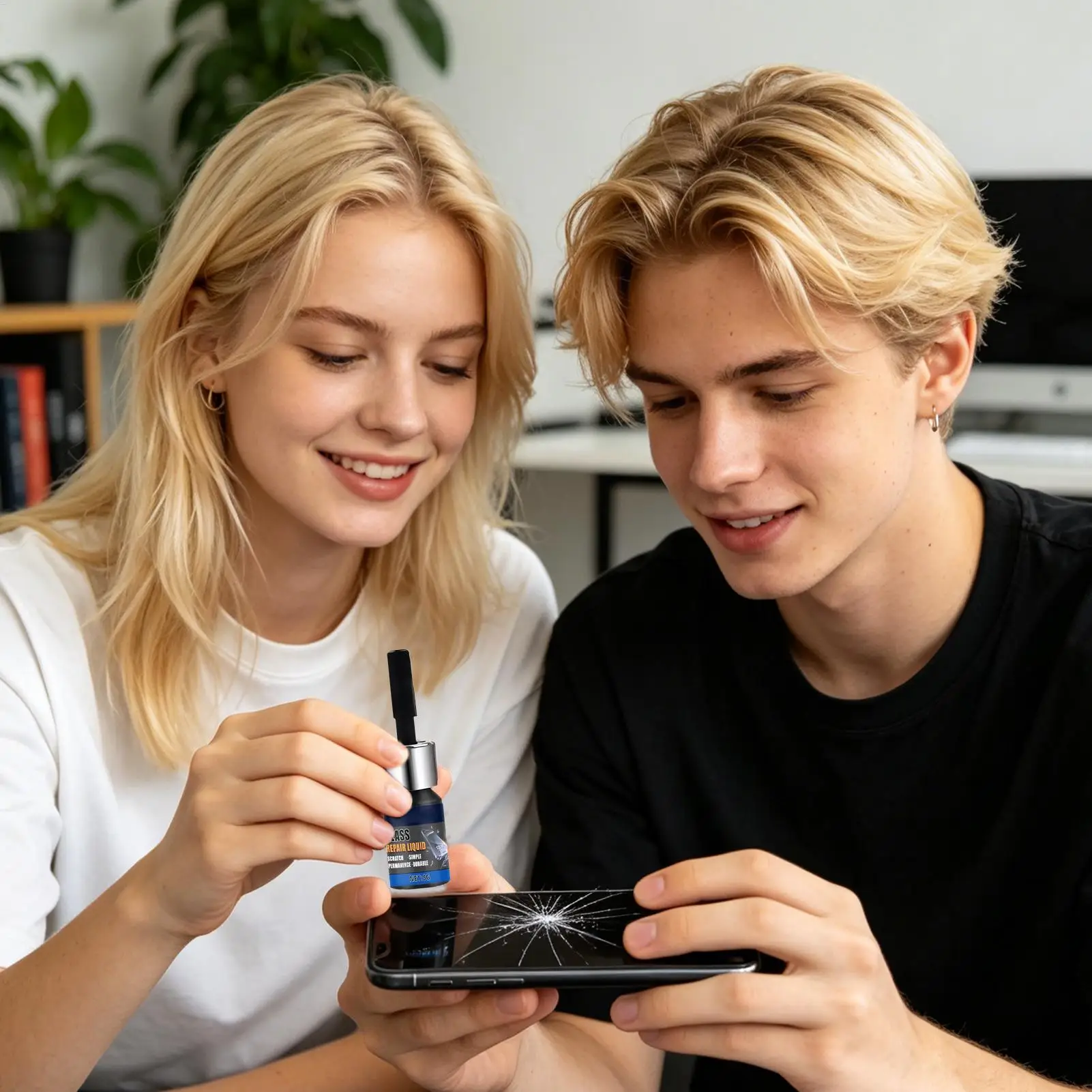 Phone & Watch Scratch Remover Fluid, Quick Fix Long-Lasting Screen Repair Liquid, Restoration & Maintenance Care for Devices