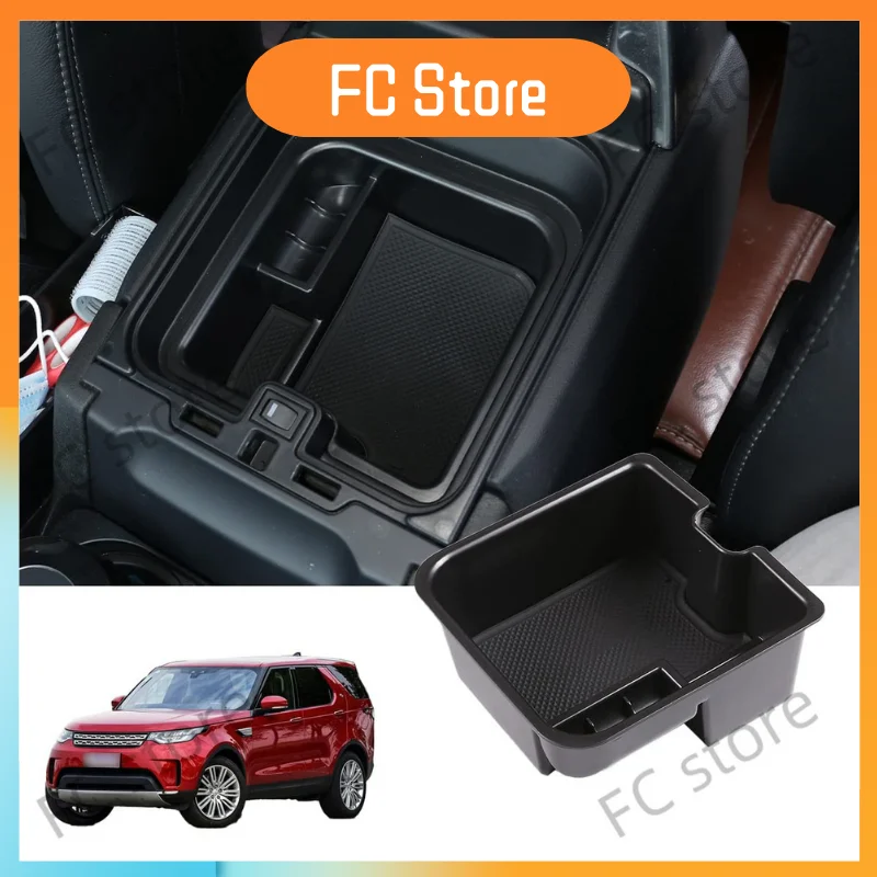 

For Land Rover Discovery 4 LR4 2014-2016 Car With Refrigerator Central Storage Box Door Armrest Box Accessories Black ABS