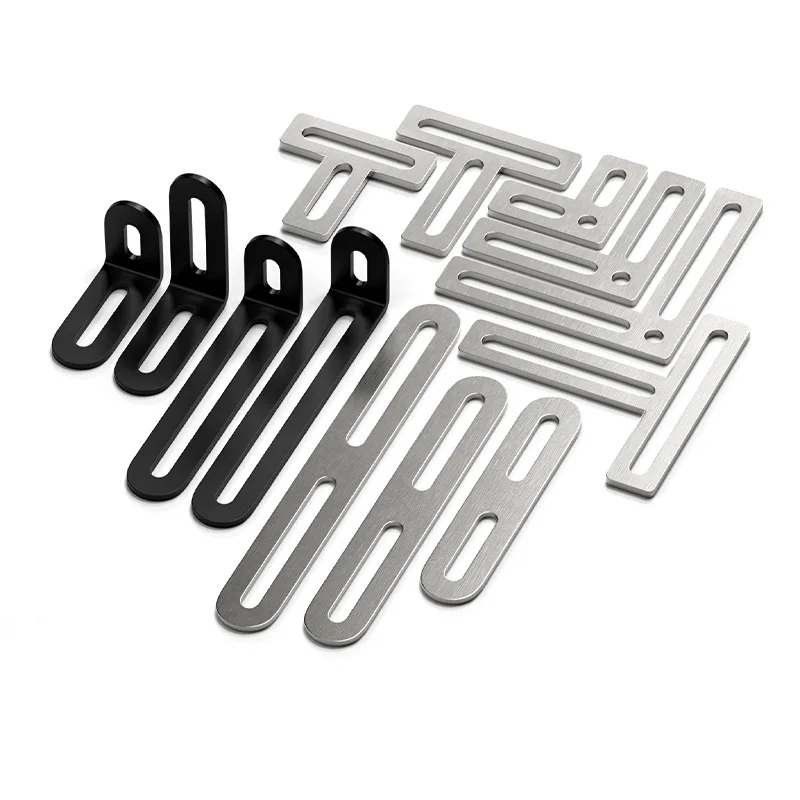 

2pcs Cabinet Screens Wall Angle Bracket Furniture Fastener 90 Degree Right Angle Corner Brace Joint L Shape Stainless Steel