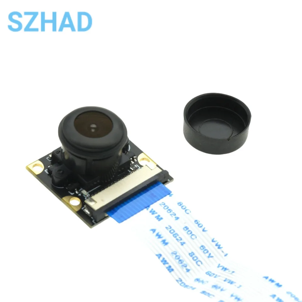 Módulo de cámara ojo de pez gran angular Raspberry Pi 5MP OV5647 - 1080P HD con ángulo de visión de 70/95/160 grados