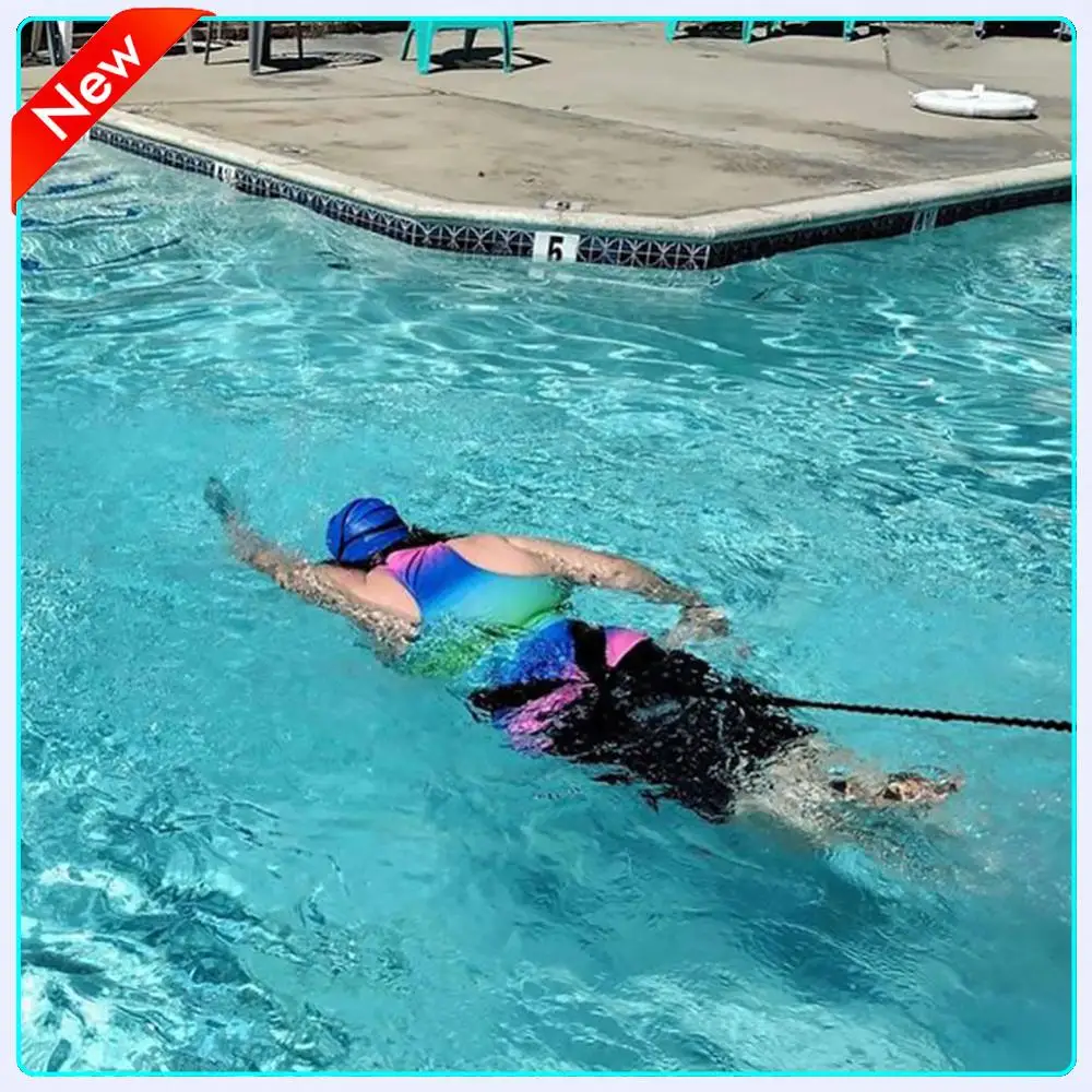 

Ремень для плавания 1/2 шт., тренировочный пояс для плавания на месте, стационарный водный сопротивляющий ремень для тренировок и упражнений