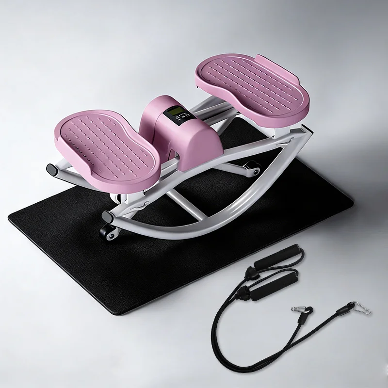 

Multi Balance Roll Stepper Twister Mini Exercise Pedal ABS Whole Body Fitness with Ropes Home Use Steel
