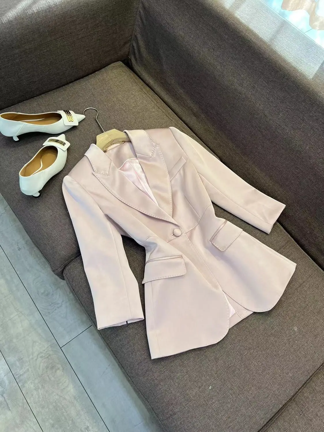 Women Official Prom Pant Suits Female Elegant Blazer Jacket Coat Tops And Trousers Two Pieces Sets New Matching Outfits Traf