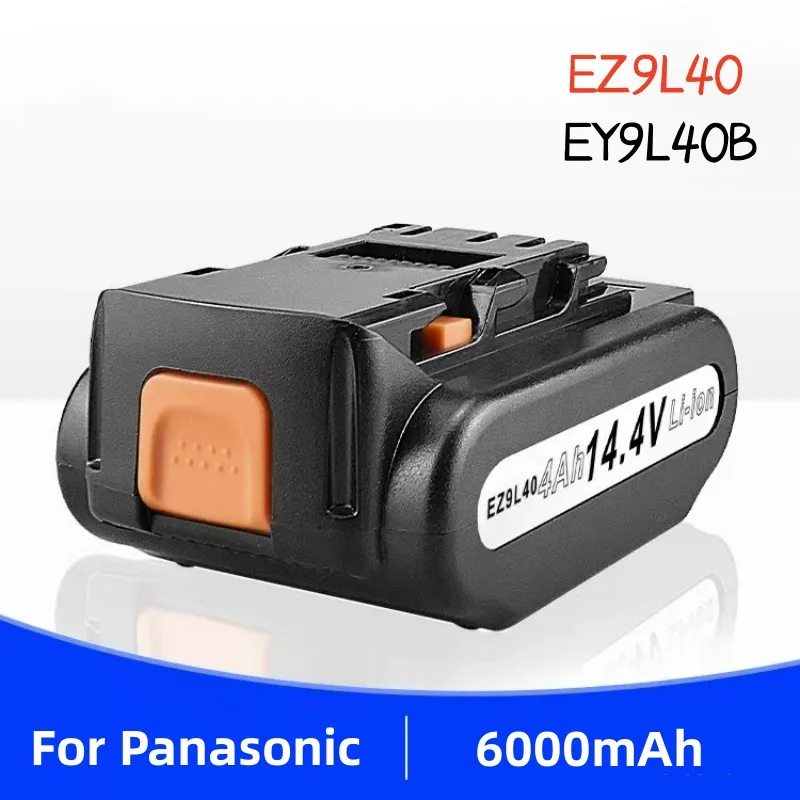 

6000mAh For Panasonic 14.4V EZ3741 EZ9L40 EZ9L41 EZ9L42 EZ9L44 EZ9L45 EY7440LN2S EY9L40 EY9L60 EY9L61B Power tool battery