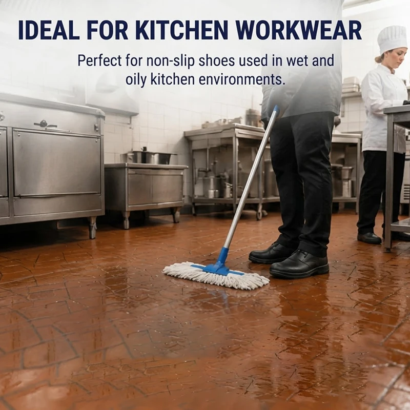 Premium Anti-Slip Shoe Treatment Spray Specialized Traction Grip Enhancer for Food Service Industry and Kitchen Environments