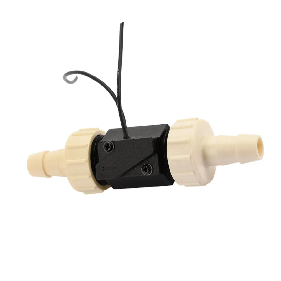 Water flow control switch AC220V 4-point piston water flow sensor electric water heater water circulation control