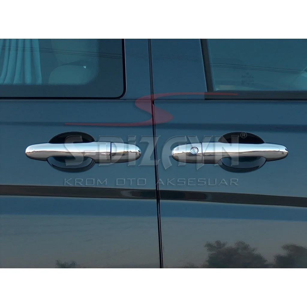 For Mercedes Vito 2004-2014 Door Handle Stainless Chrome Stainless Steel Fully Compatible High Quality Professional