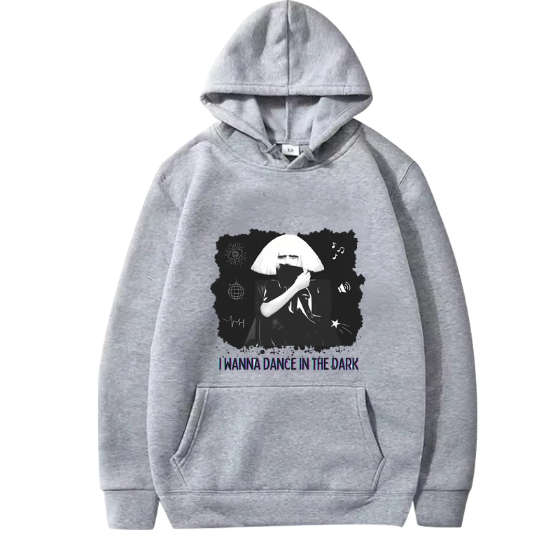 

lady gaga I Wanna Dance In The Dark hoodie men women vintage Long sleeve Sweatshirt with print Graphics oversized hoodie unisex