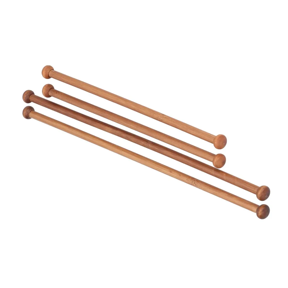 4pcs Round Sandalwood Wooden Hanging Rod 9 Inch Long 12 Inch Long Wooden Pin Rod 4 Pcs Pack Hanging Rod Decoration