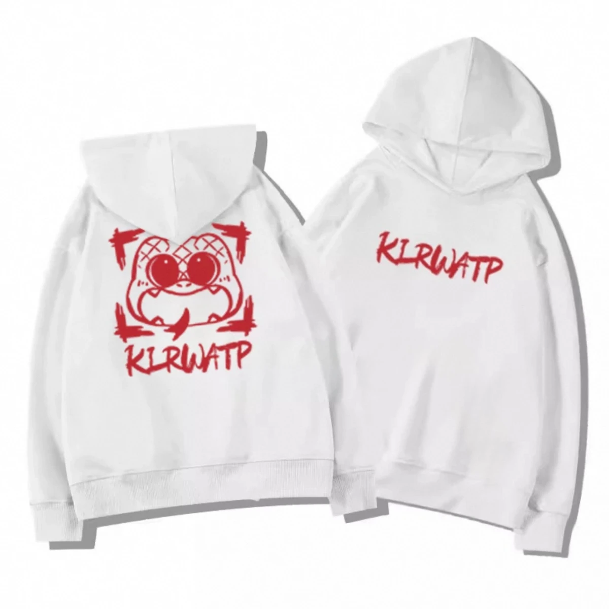 

Long Sleeved Loose Casual Fashionable Children's Creative Red Cartoon Printed Hoodie, Warm Sportswear Pullover
