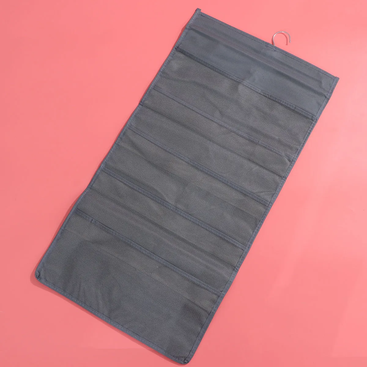 

Underwear Storage Double Side Grey Wall Door Organizer For Clutter Sorting Bedroom Tidy Hanging Sock Storage Bag