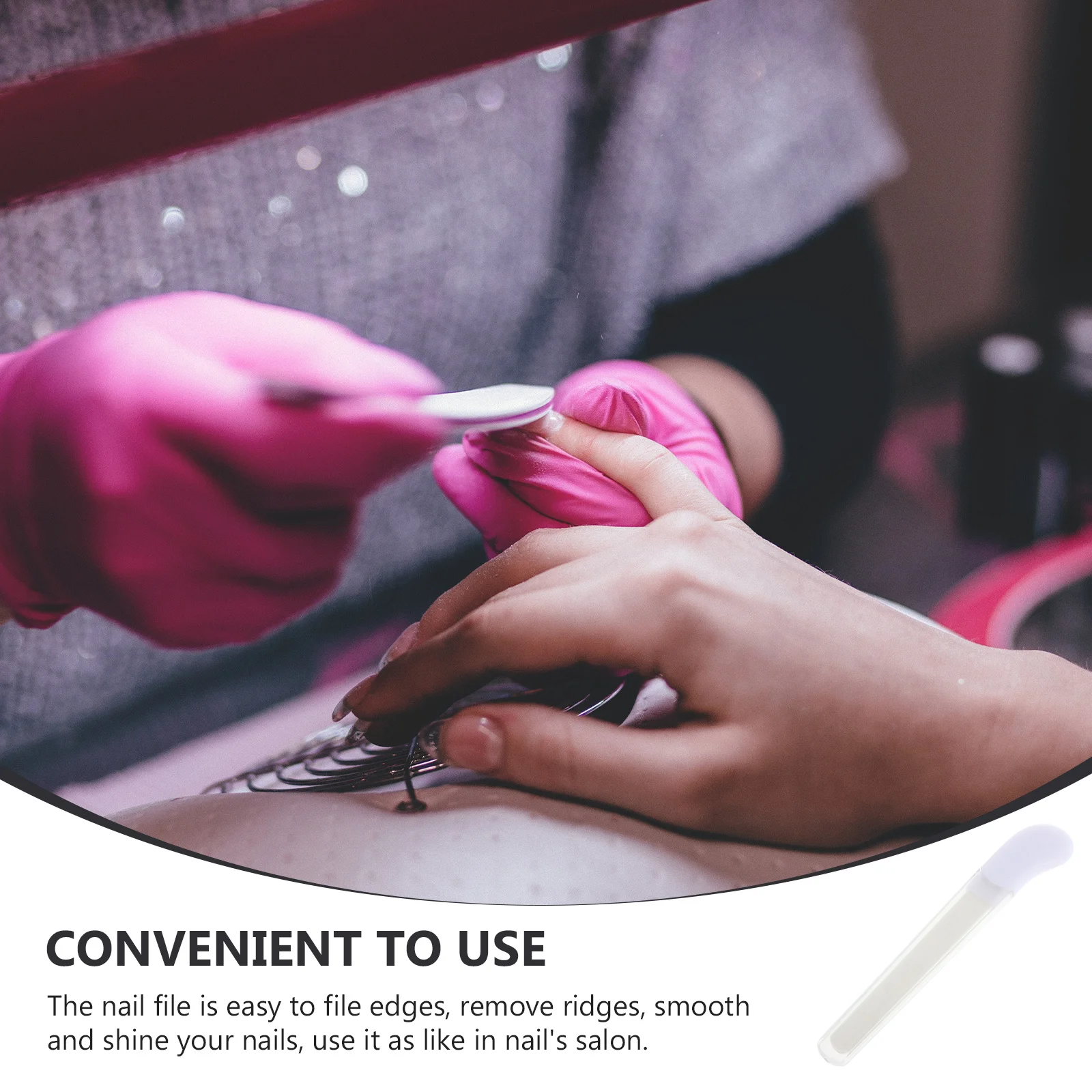 

5Pcs Nail Files Ceramic Pedicure Polishing Strip Manicure Tool for Fingernails Shaping Sanding Care