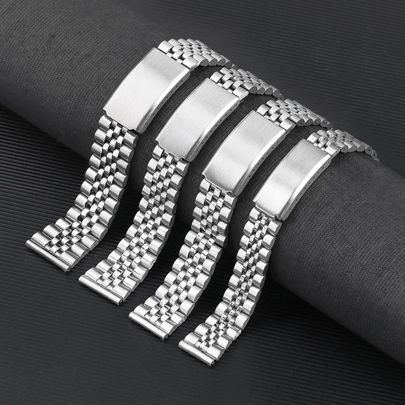 Metal Watch Strap 12mm 14mm 16mm 18mm 20mm 22mm Stainless Steel Watch Band Universal Women Men Wristband for Seiko for Rolex