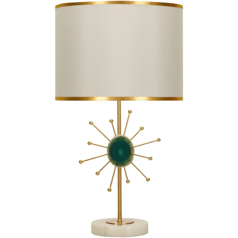 Sunflower table lamp American simple bedside lamp Italian living room entrance ornament decorative atmosphere lamp