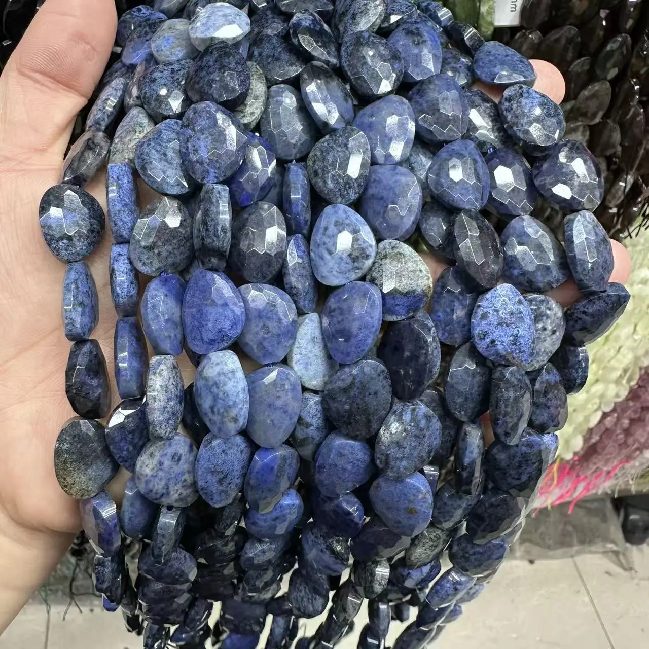 Natural Tourmaline Amethyst Gemstone Facted Irregular Loose Beads DIY Bracelet Necklace Jewelry Boho Fashion Beads Accessories