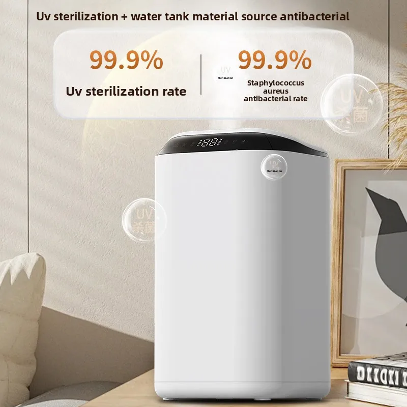 12h Intelligent Timing Three-Level Fog Volume Electric Portable Ultrasonic Atomization Bedside Humidifier 3L Household Hotel