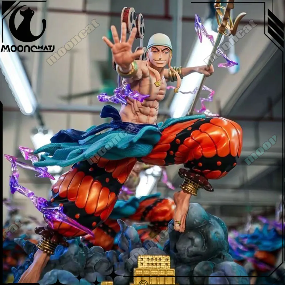 

One Piece Figure Enel Figures Enel Anime Figurine 28cm Pvc Statue Model Collection Room Decoration Toy Kids Birthday Gifts