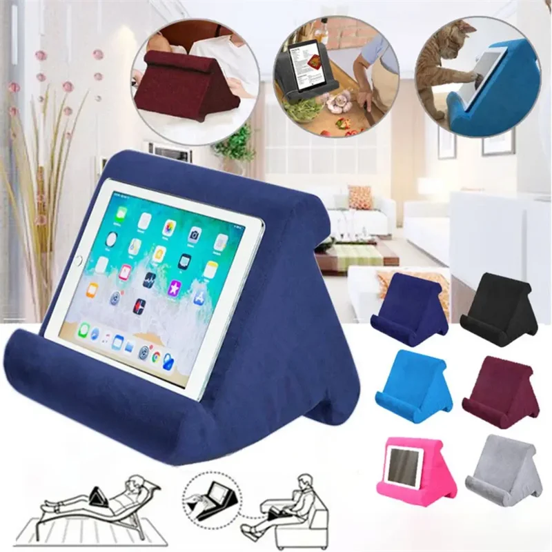 حامل وسادة الكمبيوتر اللوحي حامل كسول حامل الهاتف المحمول لأجهزة iPad والهواتف الذكية وسادة مسند السرير والكتب والمجلات ودعامة دعم القراءة