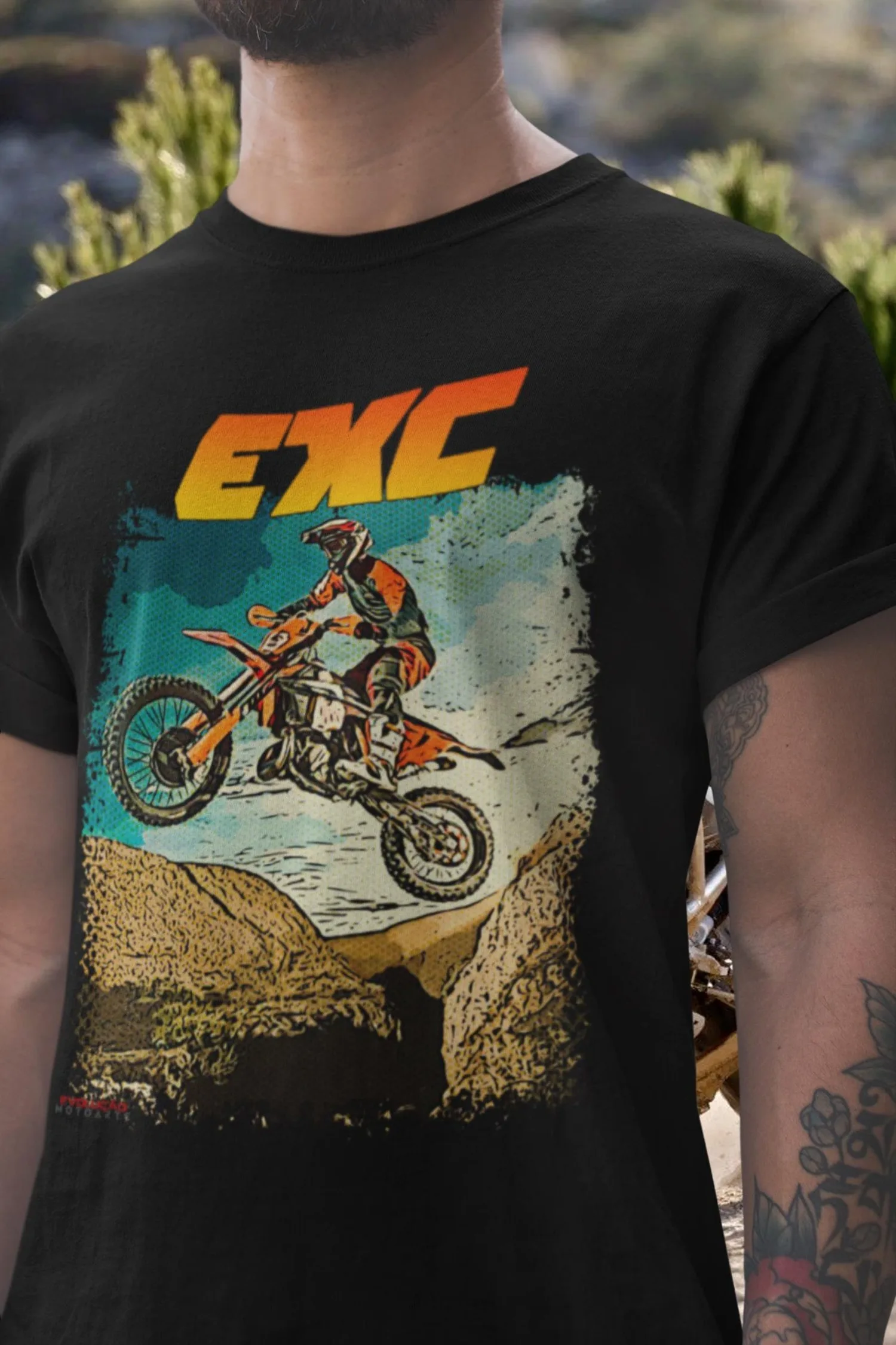 

255@EY K.TM EXC Enduro Motorcycle T Shirt Off Road Dirt Bike Tee for K.TM Fans Gift for Bikers Trail Riders Motocross Lovers Adv