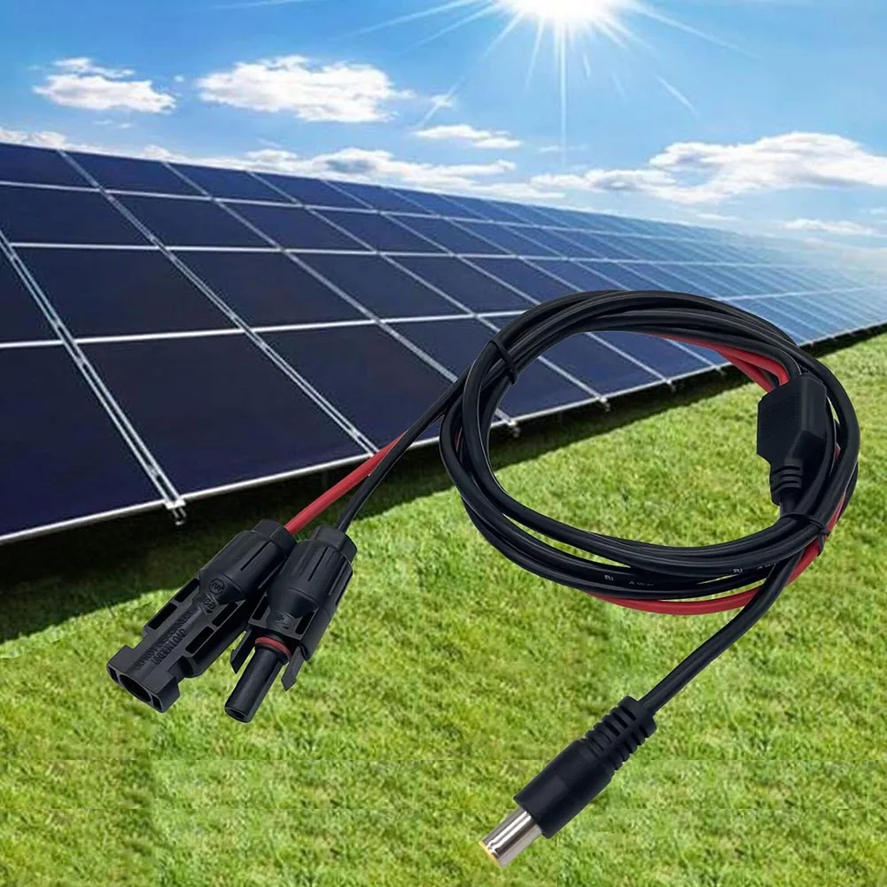 /Solar /Panel /Connector To DC 8MM Adapter Cable 16AWG 6FT For Portable Power Station Solar Generator RV Camping Charging