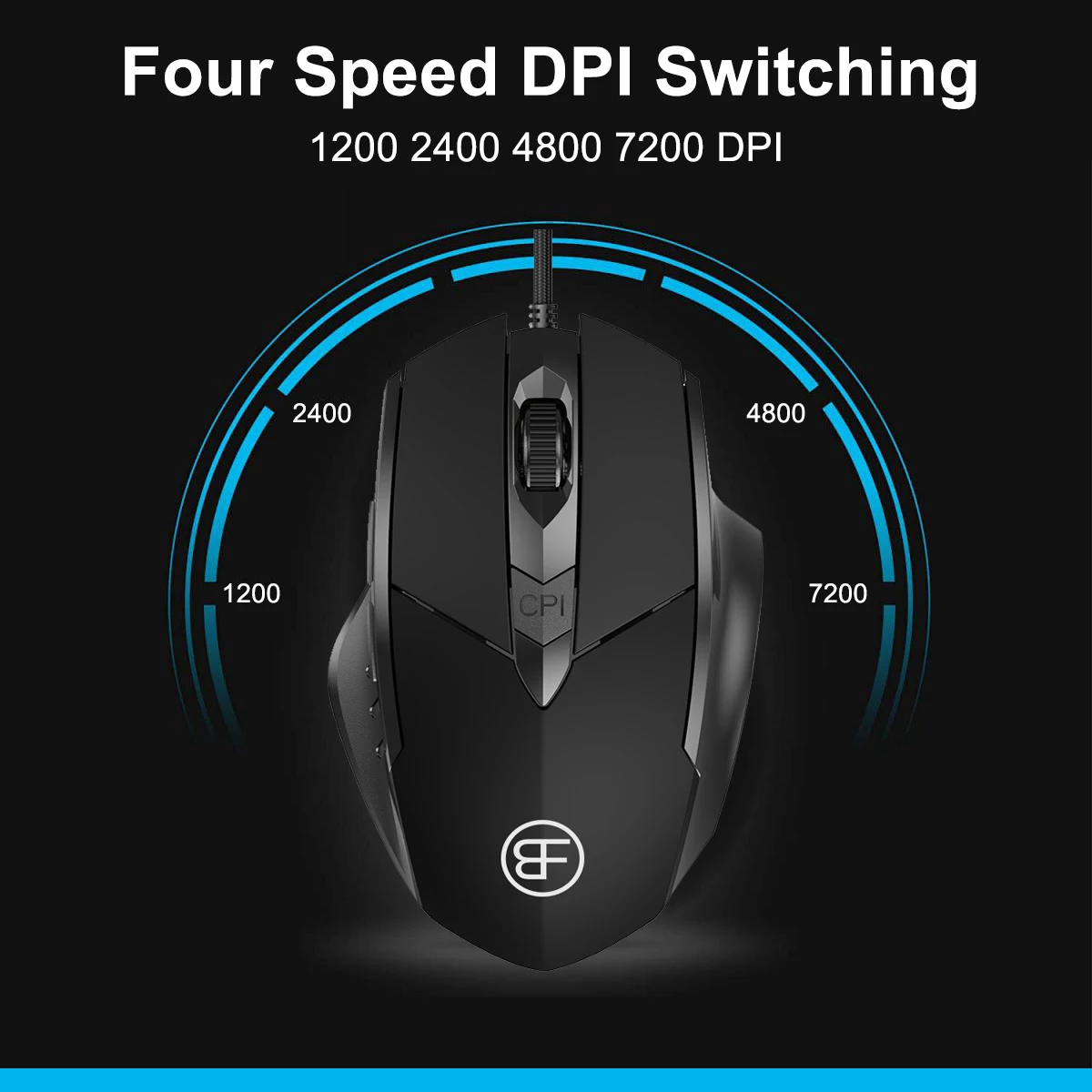 Rechargeable Wired Mouse Gaming Computer Mice 6 Keys DPI Adjustable Lightweight Mechanical E-Sports PC Gamer Mouse For Computer