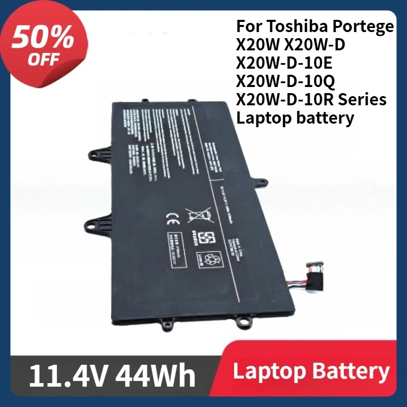 

PA5267U-1BRS PA5267U Battery for Toshiba Portege X20W-D-10Q X20W-D-10R X20W X20W-D X20W-D-10E Series 11.4V 44Wh Laptop Battery