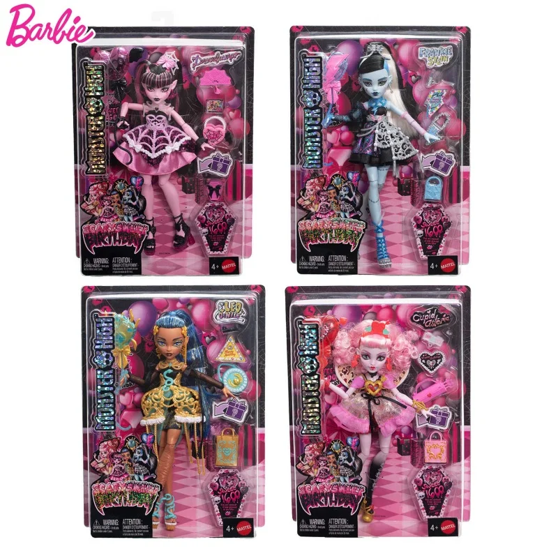

New Genuine Limited Edition Barbie Dolls Monster High Prom Dress Barbie Fashion Doll Collector'S Edition Model Girls Gift Toys