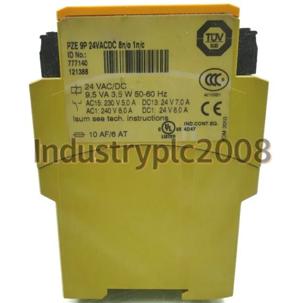 

New 777140 Safety Relay for Pze 9p 24vacdc 8n/o 1n/c Brand New Original Spot PLC