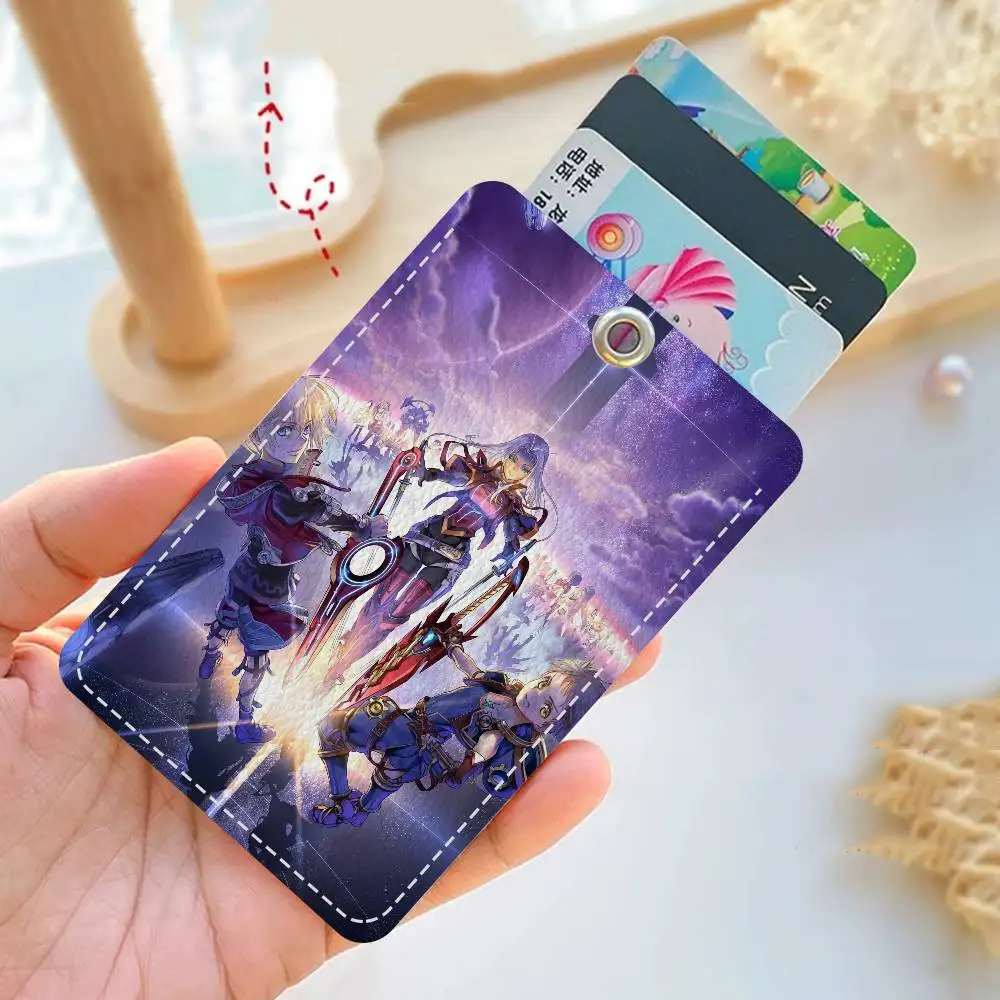 أنيمي زينوبليد سجلات مكتب التموين الرجال والنساء بطاقة الائتمان Keyrings بطاقة الطالب حامل بطاقات التعريف الشخصية بطاقة حامل الاعتماد