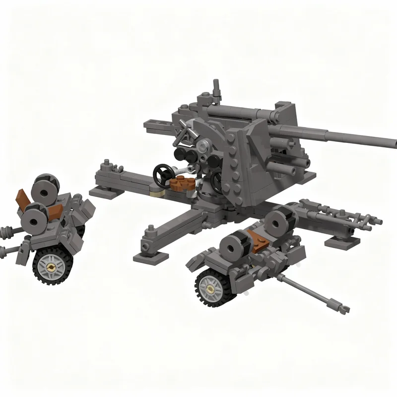 ชุดตัวต่อ MOC รถพ่วงพิเศษสีเทา 402 ชิ้น ชุดตัวต่ออเนกประสงค์ ของเล่นเสริมสร้างทักษะการเรียนรู้ ของขวัญคริสต์มาส ของเล่นเด็ก