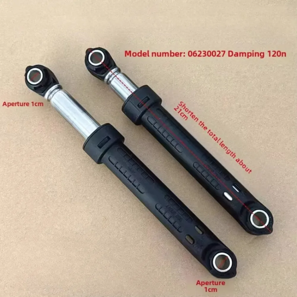 2PCS Suitable for drum washing machine shock absorber shock absorber rod damping rod 120N tension 06230027 support foot