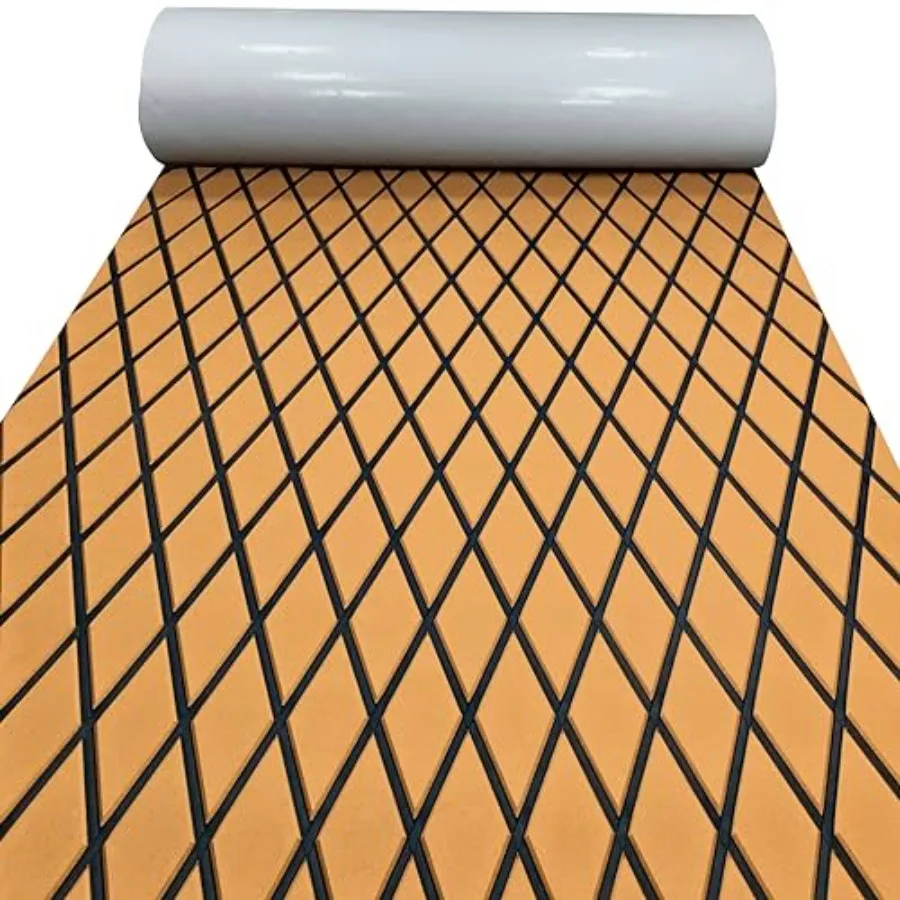 Boat Flooring Eva Foam Decking Marine Non-Slip Self-Adhesive Flooring for Motorboat Fishing Boat RV Yacht Kayak Swimming Pool '