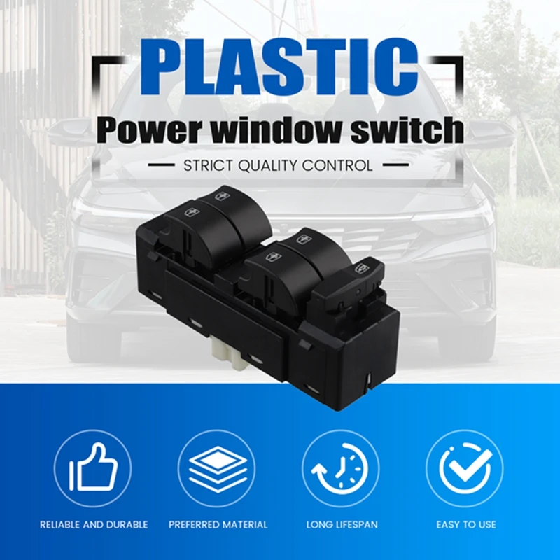 25401-JY40B 25401JY40B Electric Power Window Control Switch For Renault Koleos 2008-2016 Glass Lifter Switch