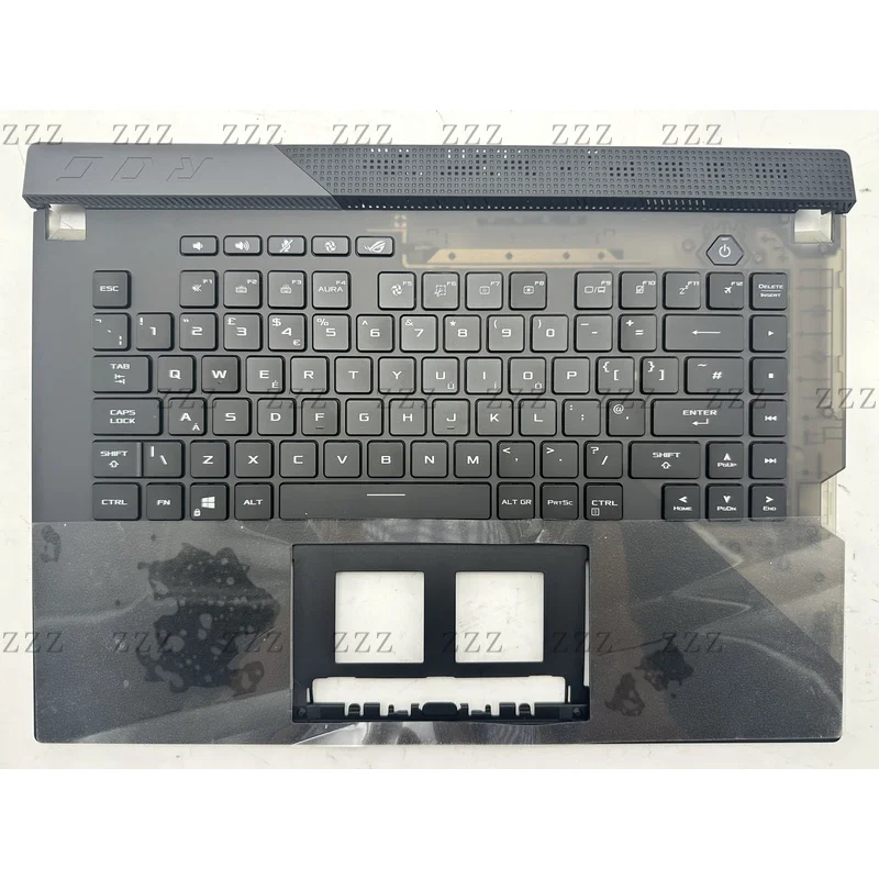 ZZ For ASUS ROG 15 G533 G533Q Palmrest UK Top Case Keyboard